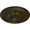 Ekena Millwork Stockport Ceiling Medallion (Fits Canopies up to 6 1/4"), Hand-Painted Green Gold, 28"OD x 2 3/4"P CM28STGGS - alternate 2